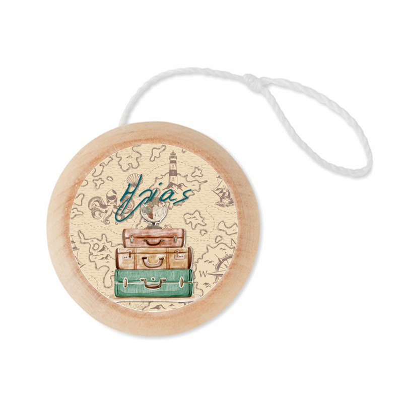 Ξύλινο Γιο – Γιο με όνομα Ταξίδια