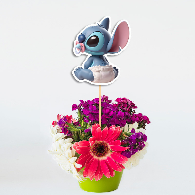 Διακοσμητικό Topper Baby Stitch χάρτινο 20cm
