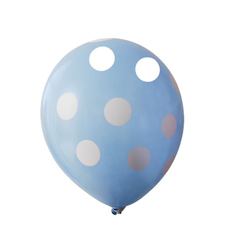 Μπαλόνια Pastel R100 Πουά Σιέλ /25 τεμ