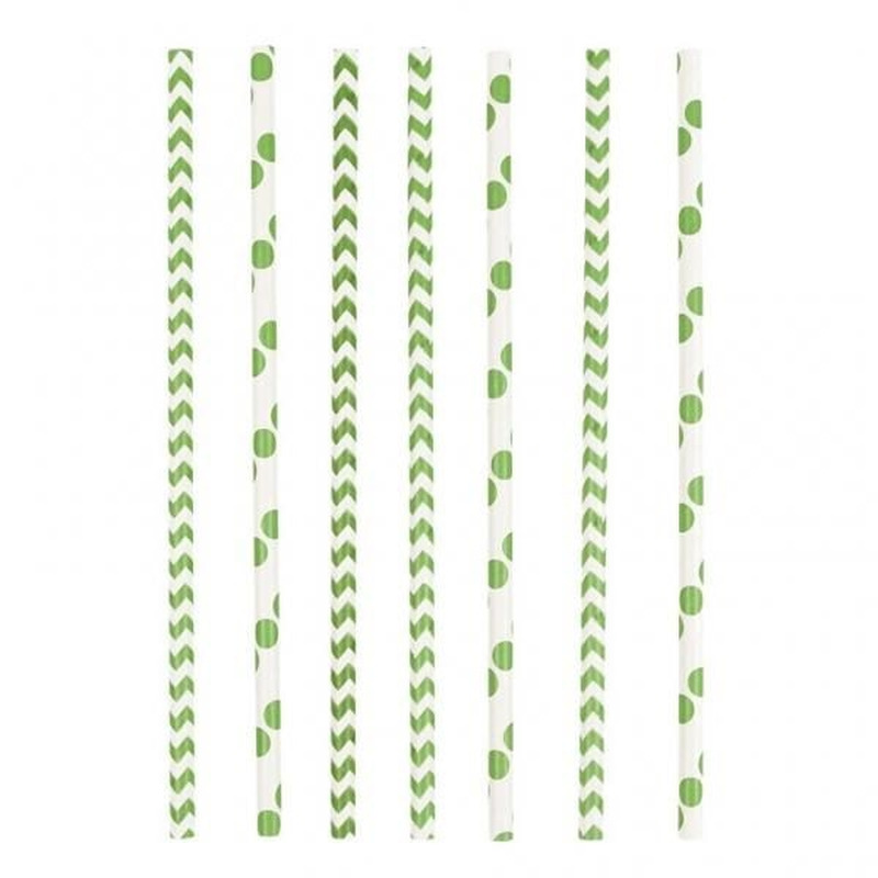 Καλαμάκια Χάρτινα Kiwi /24 τεμ
