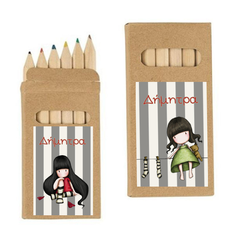 Ξυλομπογιές Santoro με όνομα