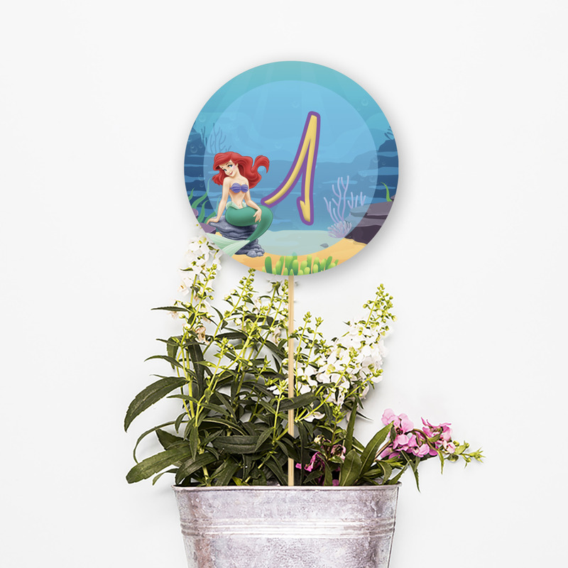 Αρίθμηση τραπεζιού Ariel κύκλος 13cm