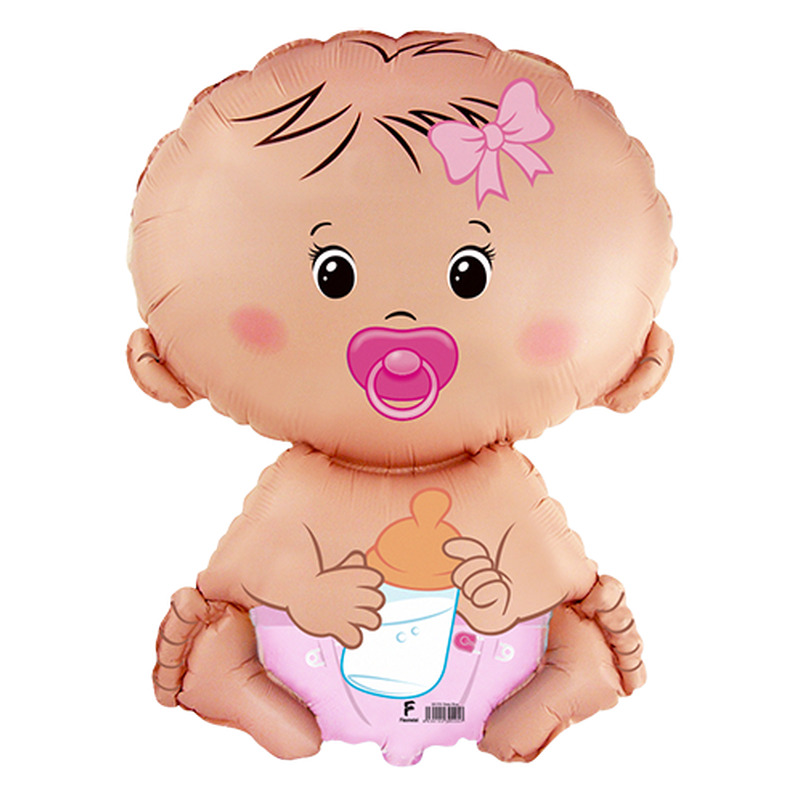 Μπαλόνι Φοιλ Σχήμα  Baby Pink Ασυσκεύαστο