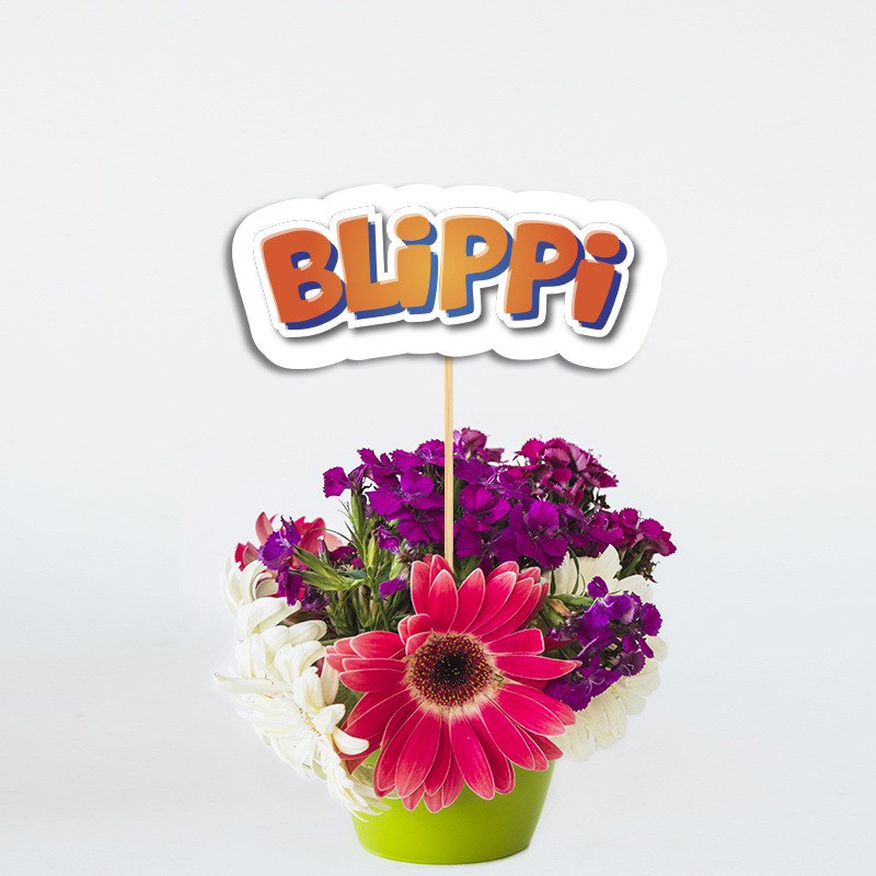 Διακοσμητικό Topper Blippi χάρτινο 20cm