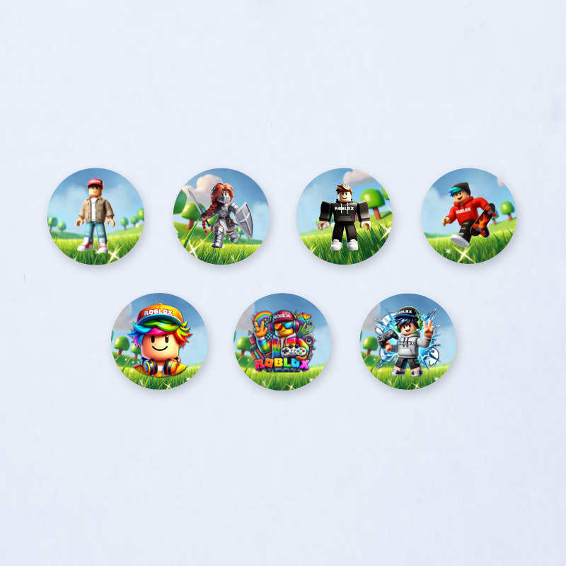 Ξύλινες Κονκάρδες Roblox / 8τμχ