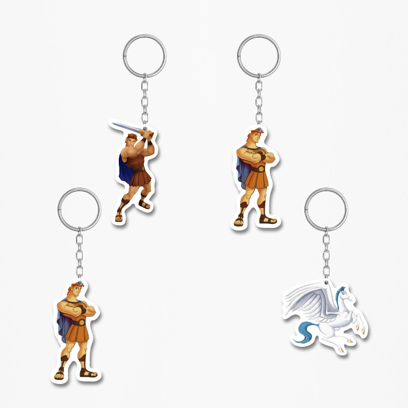 Ξύλινα Μπρελόκ Ηρακλής 5cm/ 4τμχ