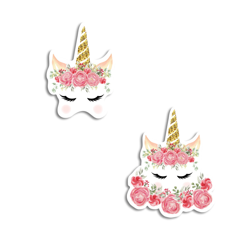Αυτοκόλλητα Unicorn 10cm / 8τμχ