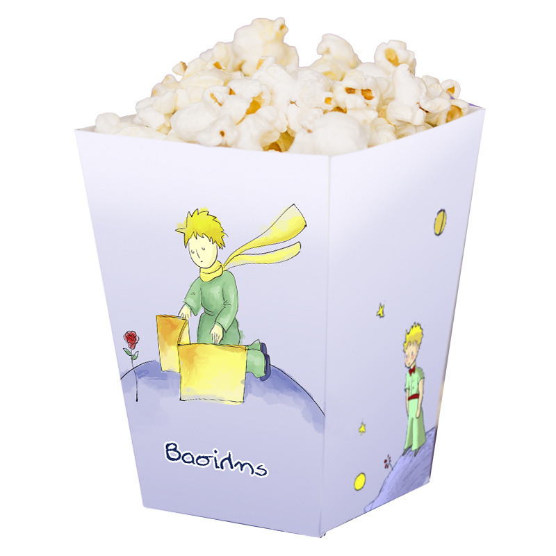 Κουτί Pop Corn με όνομα Μικρός Πρίγκιπας 15cmx9cmx9cm