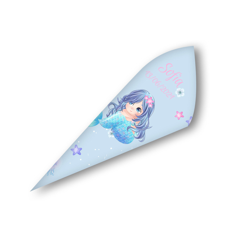 Χωνάκια για ζαχαρωτά με όνομα Γοργόνα