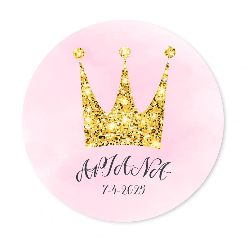 Αυτοκόλλητο με όνομα Κορώνα 27cm