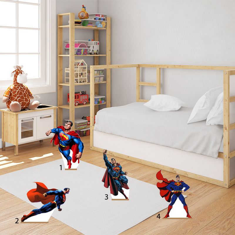 Διακοσμητική φιγούρα Superman 50cm Ξύλινη με βάση/1 τμχ