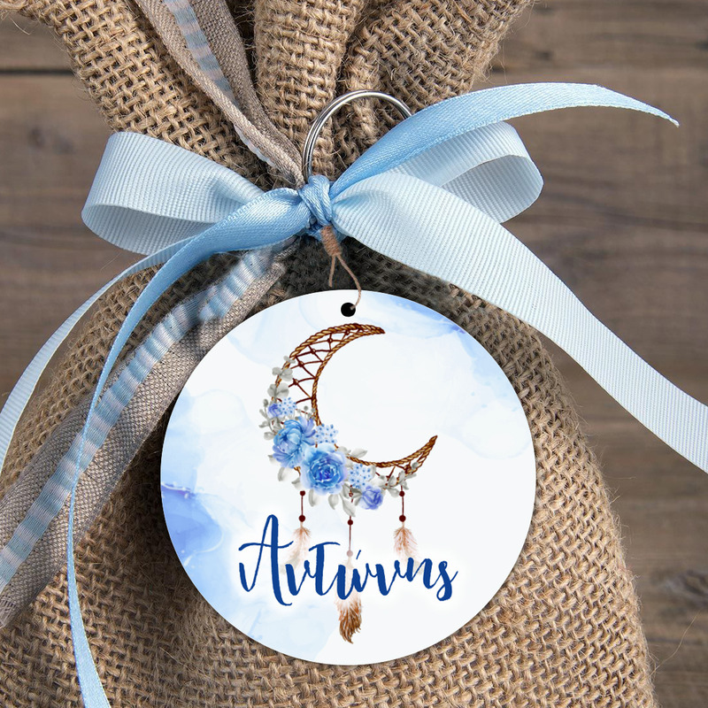 Ξύλινη φιγούρα Ονειροπαγίδα Αγόρι για μπομπονιέρα