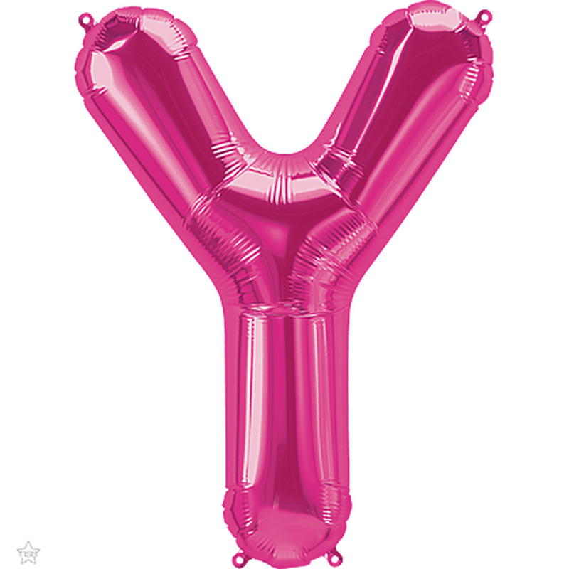 Μπαλόνι Φοιλ Γράμμα  Y Φούξια 34/ 86εκ