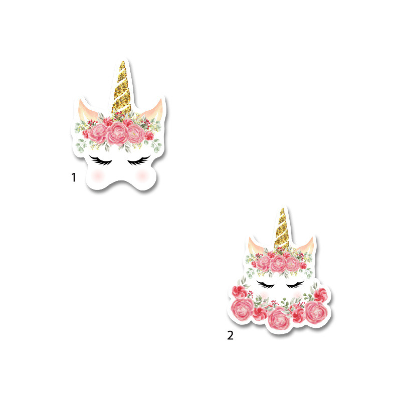 Διακοσμητική φιγούρα Unicorn 5cm Ξύλινη/1τμχ