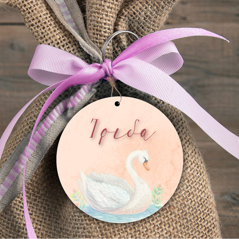 Φιγούρα Ξύλινη Κύκνος για μπομπονιέρα
