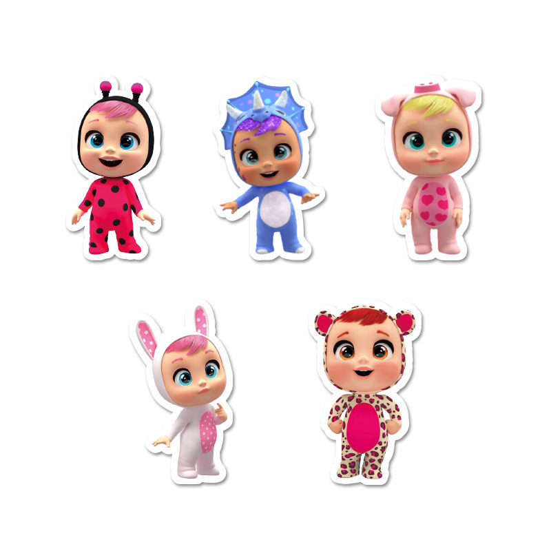 Αυτοκόλλητα Κλαψουλίνια 10cm / 8τμχ