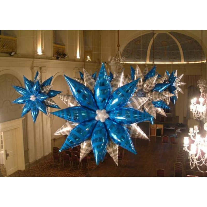 Μπαλόνι φοιλ σχήμα 38 Taper Swirl Saphire Blue