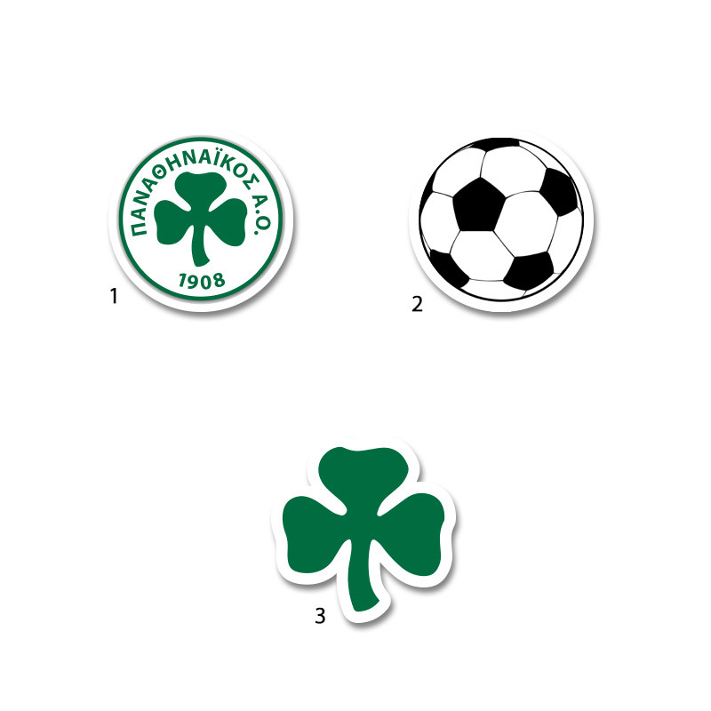 Διακοσμητική φιγούρα Παναθηναϊκός 5cm Ξύλινη/1τμχ