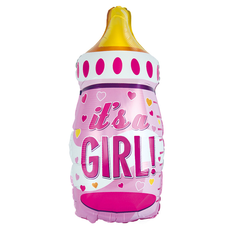 Μπαλόνι Φοιλ Μπιμπερό It's a Girl / 43 x 80 εκ - ασυσκεύαστο