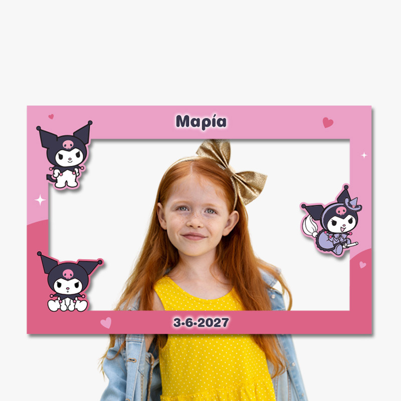 Κάδρο Photobooth Kuromi για φωτογραφίες/ 60cm*40cm