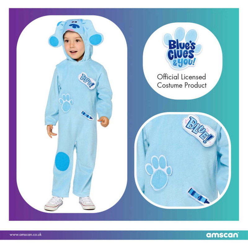 Στολή  Blue's Clues Jumpsuit / 2-3 ετών  Μπλου