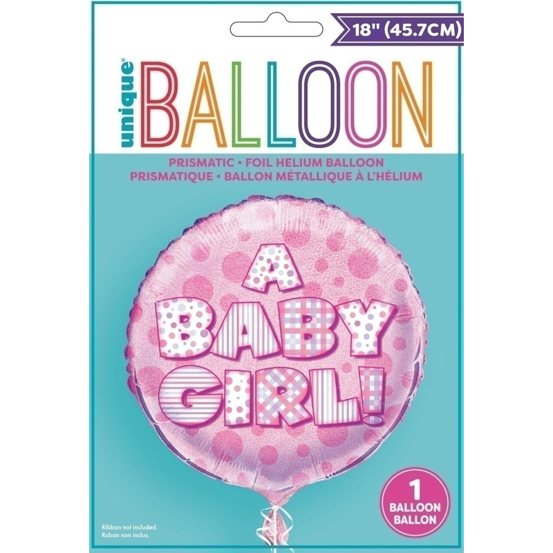Μπαλονι Φοιλ 18 A Baby Girl prismatic / 46εκ