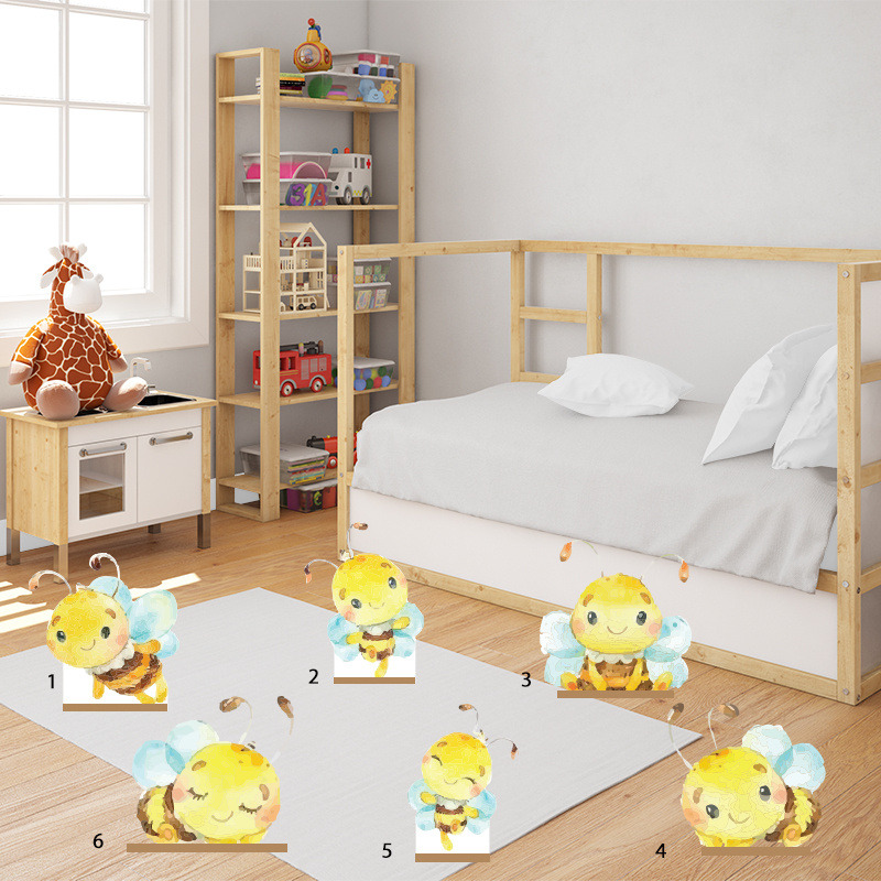 Διακοσμητική φιγούρα Μέλισσα 20cm Ξύλινη με βάση/1 τμχ