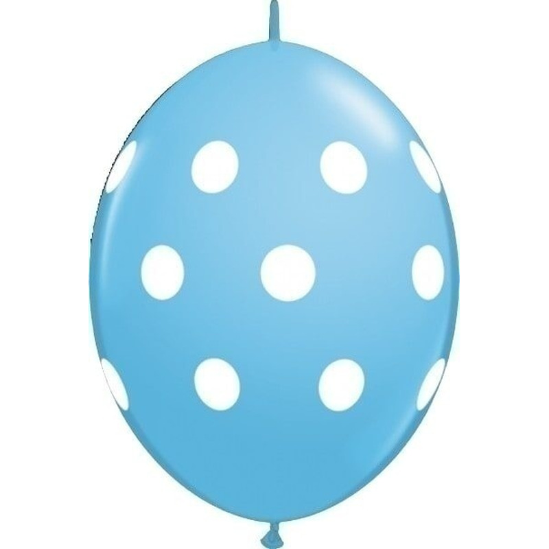 Quick Link 12 Big Polka Dots Pale Blue /50 τεμ