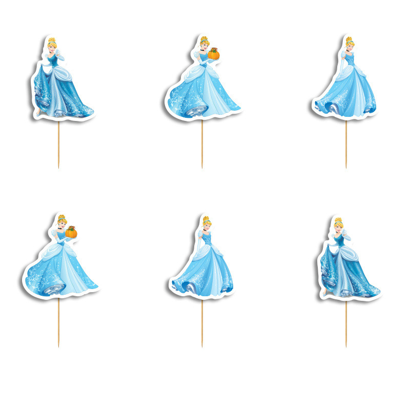 Οδοντογλυφίδες Σταχτοπούτα 5cm / 12τμχ