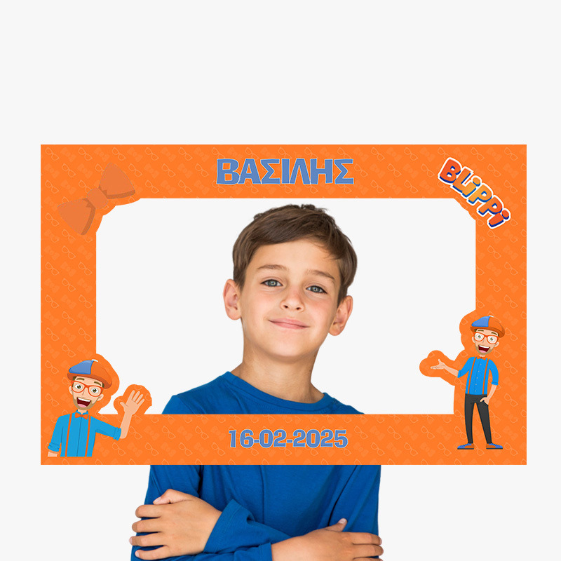 Κάδρο Photobooth Blippi για φωτογραφίες/ 60cm*40cm