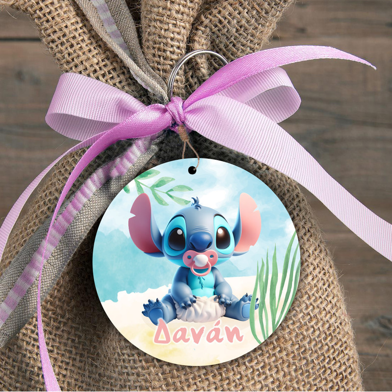 Ξύλινη φιγούρα για μπομπονιέρα Baby Stitch