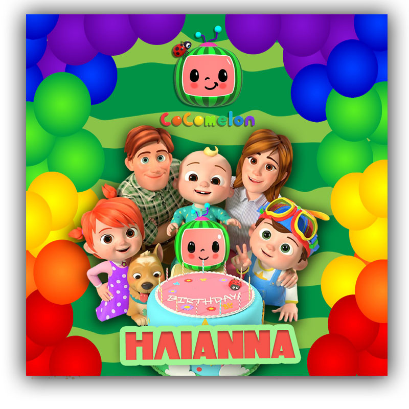 Σουβέρ χάρτινο Cocomelon / 8τμχ (9*9cm)