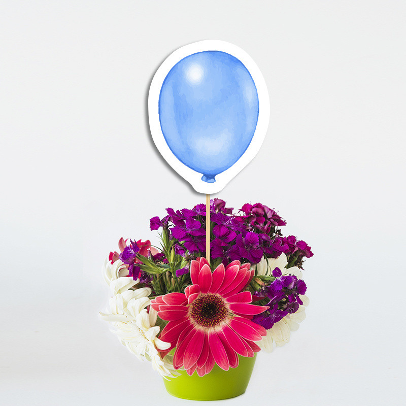 Διακοσμητικό Topper Pastel χάρτινο 20cm