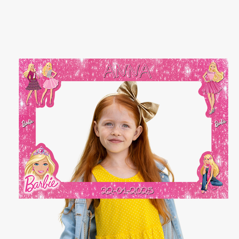 Κάδρο Photobooth Barbie για φωτογραφίες/ 60cm*40cm
