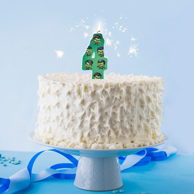 Κερί Νούμερο 4 Baby Hulk
