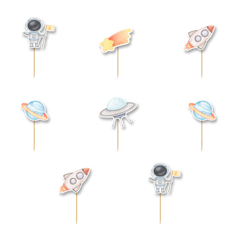 Οδοντογλυφίδες Αστροναύτης 5cm / 12τμχ