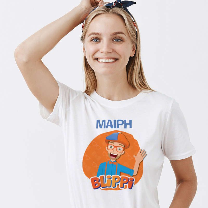 Γυναικείο T-shirt Blippi για την Μαμά με όνομα