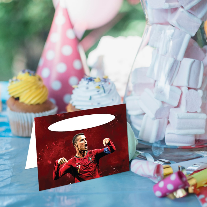 Καρτελάκι Μπουφέ Ronaldo/ 6τμχ