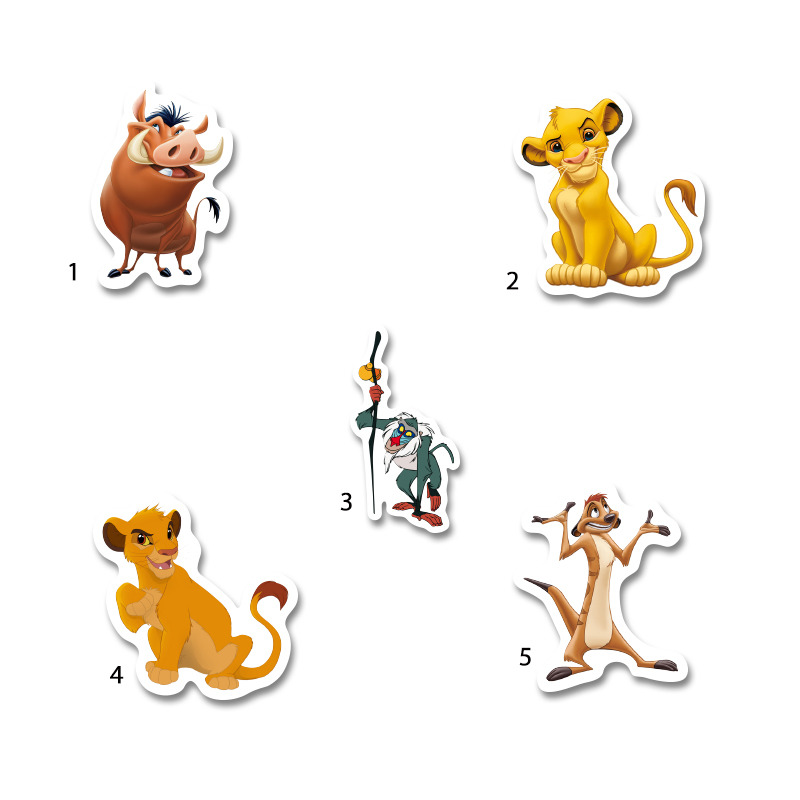 Διακοσμητική φιγούρα Lion King 5cm Ξύλινη/1τμχ