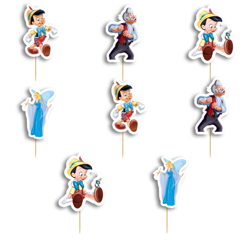 Οδοντογλυφίδες Πινόκιο 5cm / 12τμχ