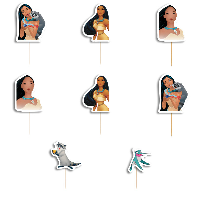 Οδοντογλυφίδες Pocachontas 5cm / 12τμχ