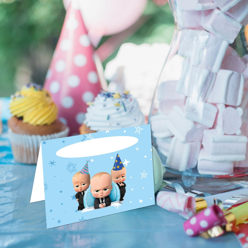 Καρτελάκι Μπουφέ Baby Boss/ 6τμχ