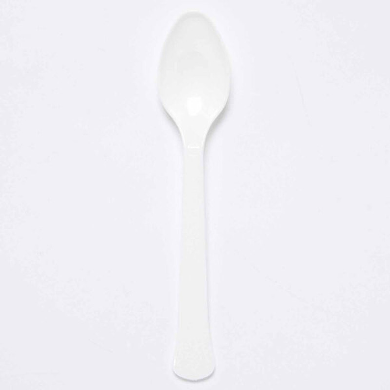 Κουταλάκια Λευκά Coconut / 24 τεμ