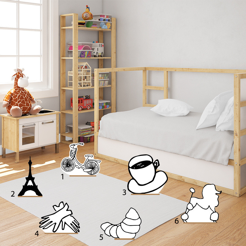 Διακοσμητική φιγούρα Paris 20cm Ξύλινη με βάση/1 τμχ