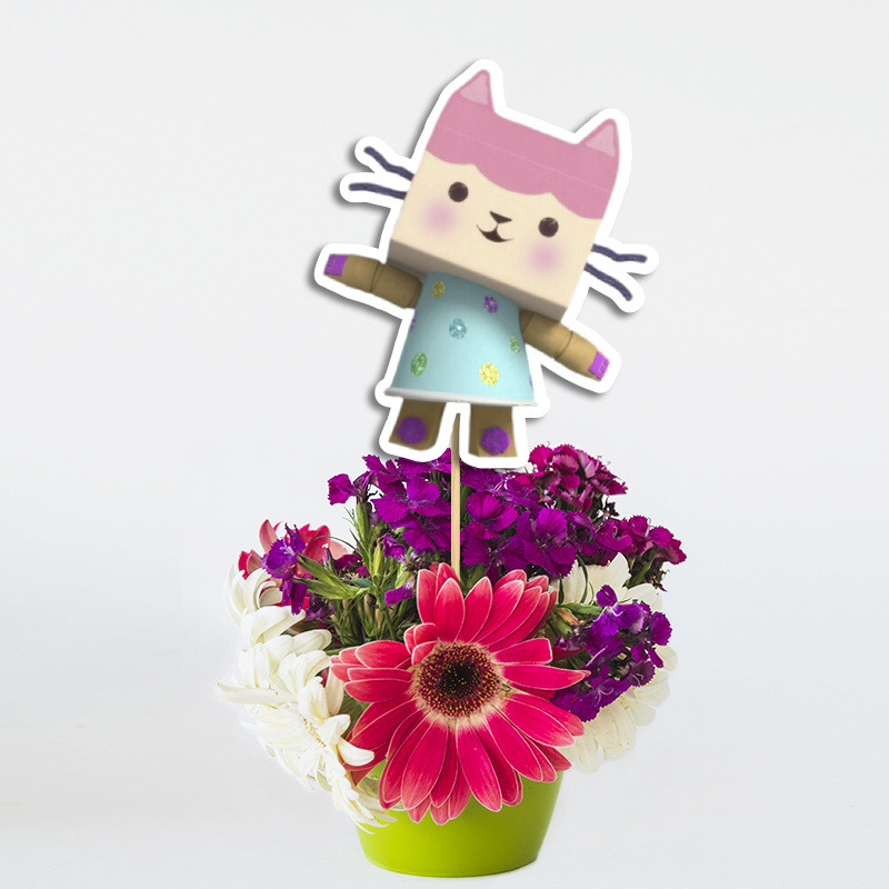 Διακοσμητικό Topper Gabby's Dollhouse χάρτινο 20cm