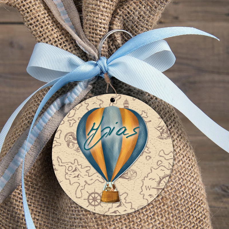 Φιγούρα Ξύλινη Ταξίδια για μπομπονιέρα