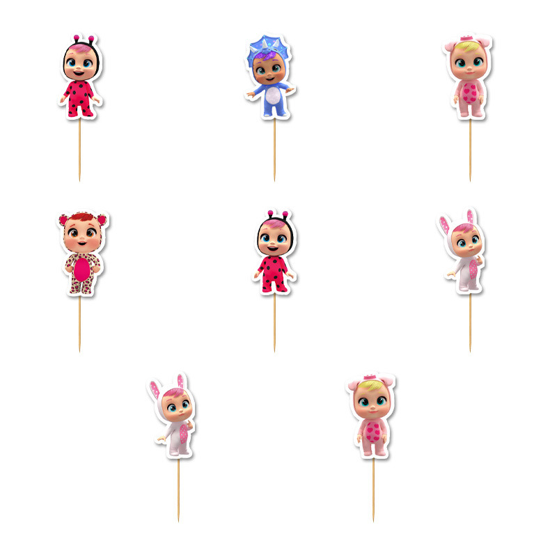 Οδοντογλυφίδες Κλαψουλίνια 5cm / 12τμχ