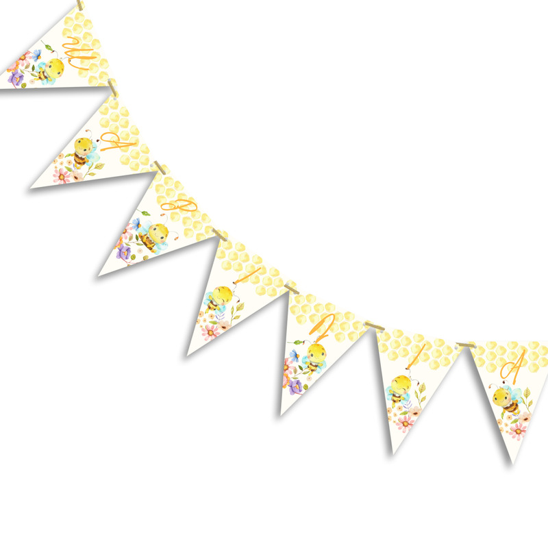 Σημαιάκια με όνομα Μέλισσα τρίγωνα