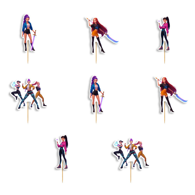 Οδοντογλυφίδες K-Pop Demon Hunters 5cm / 12τμχ