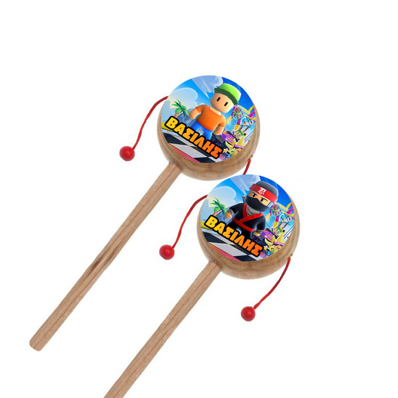 Ξύλινο Τυμπανάκι με όνομα Stumble Guys